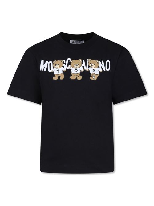 T-shirt bambino maniche corte MOSCHINO KID-TEEN | H9M03RLAA1060100